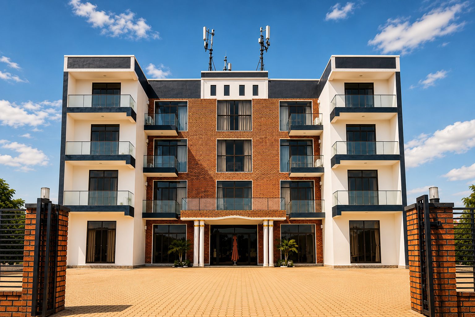 Completed G+3 apartment building at Kabeza, Kanombe